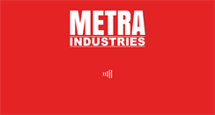 Desktop Screenshot of metraindustries.com